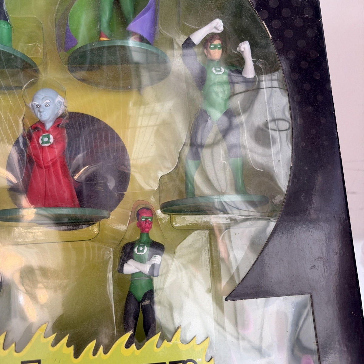 2000 DC Direct GREEN LANTERN 7 Piece Set Alan/Hal/Kyle/Ganthet/Guy/John/Sinestro