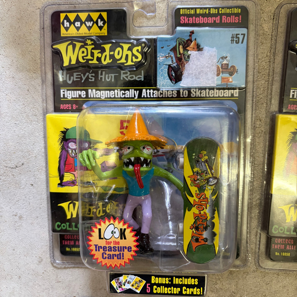 LOT 5 Weird-Ohs Skateboarding Figures NEW