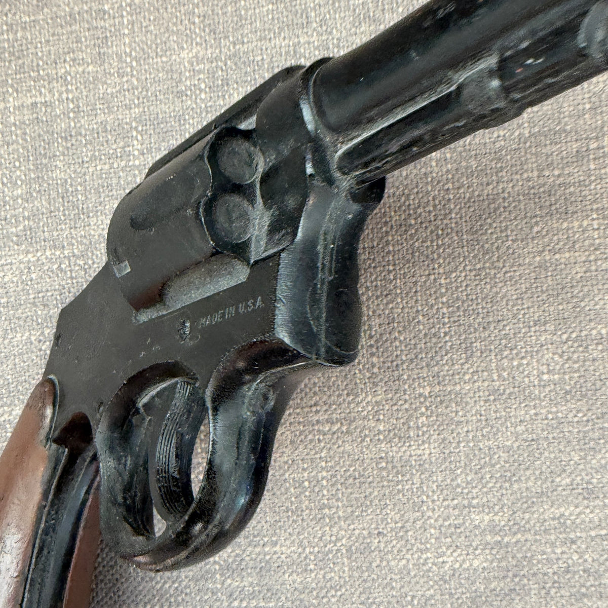 Vintage Smith & Wesson Rubber Movie Prop Gun Made in USA Non Firing Replica