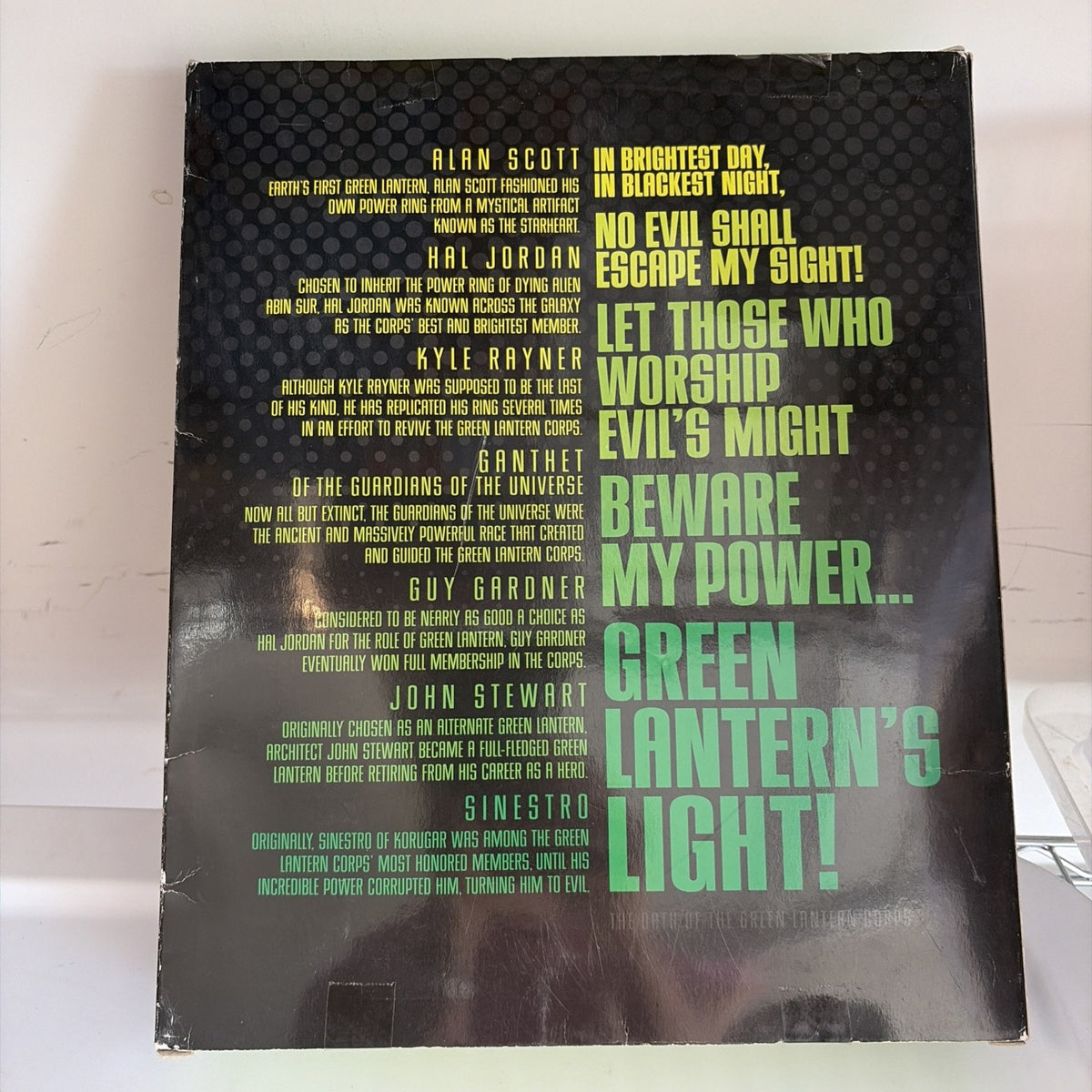 2000 DC Direct GREEN LANTERN 7 Piece Set Alan/Hal/Kyle/Ganthet/Guy/John/Sinestro