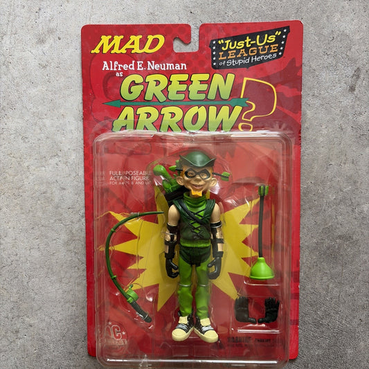 DC Direct Mad Alfred E. Neuman Just Us League of Stupid Heroes Green Arrow NEW