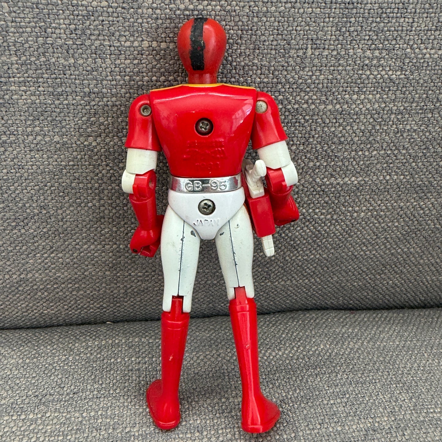 Popy Chogokin Dyna Red 1983 Japan Kagaku Sentai Dynaman Die-Cast 4.5" Tall