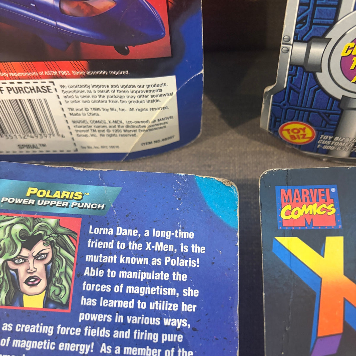 LOT 4 Marvel Comics X-Men Action Figures X-Force, Futuristic, Invasion Series