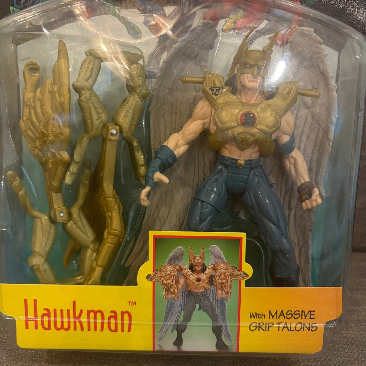 LOT 2 Kenner Total Justice Action Figures Hawkman and Aquaman NEW