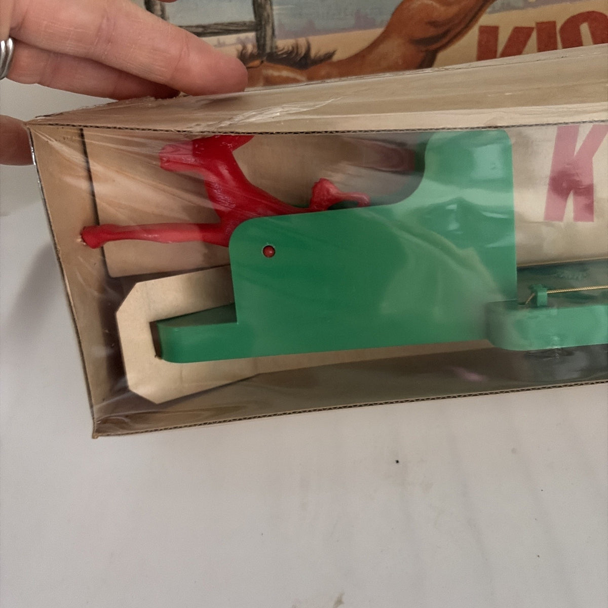 Vintage Schaper Kick Back Game of Action & Skill Sealed In Box 1965 Box Damaged