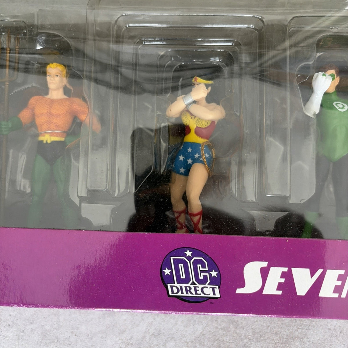 7-Figure PVC Set Justice League Of America Silver Age 2001 DC Direct NEW
