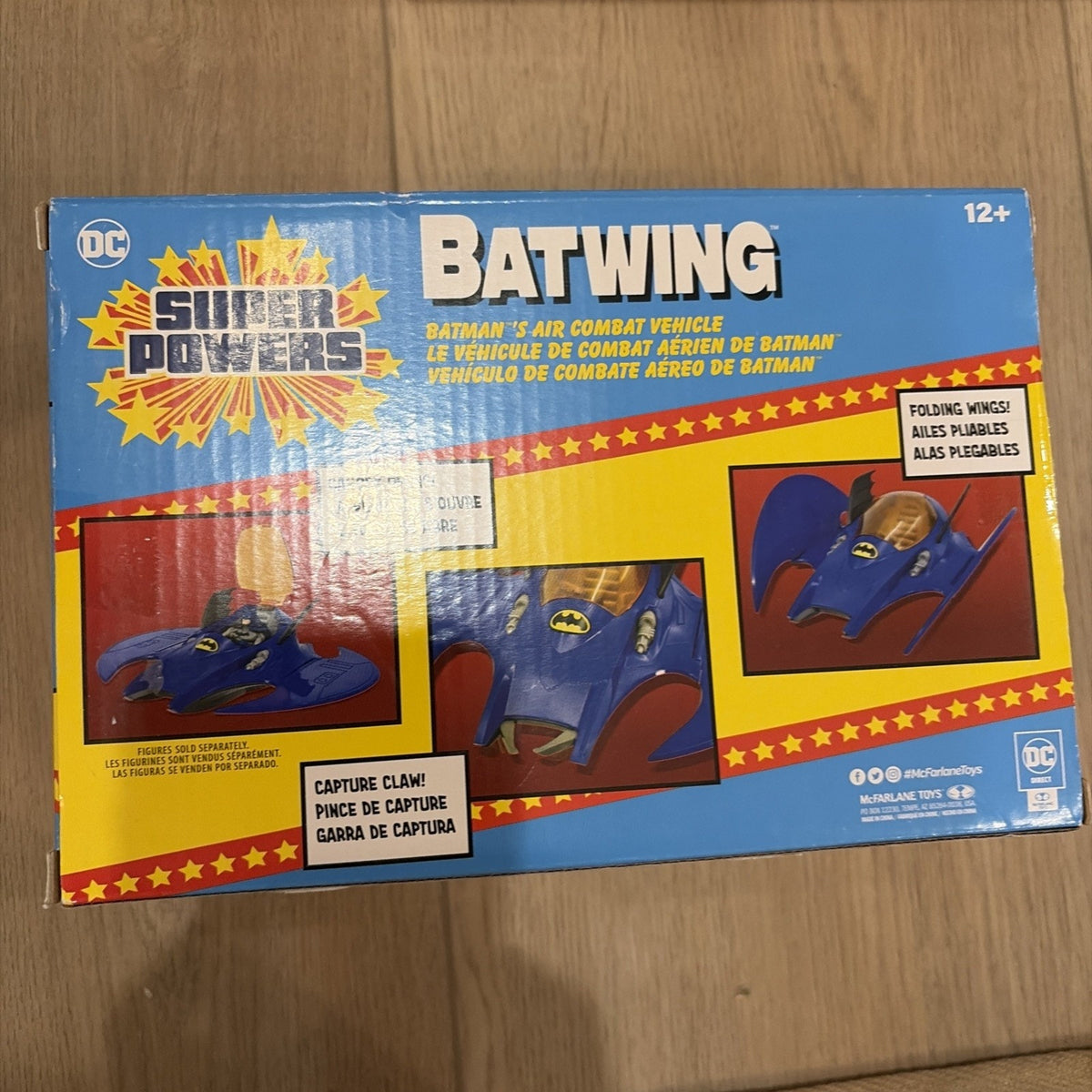 DC Super Powers Batman Batwing Vehicle McFarlane Toys Sealed