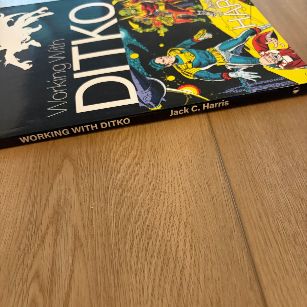 Working With Ditko Jack C. Harris Paperback Softcover Signed