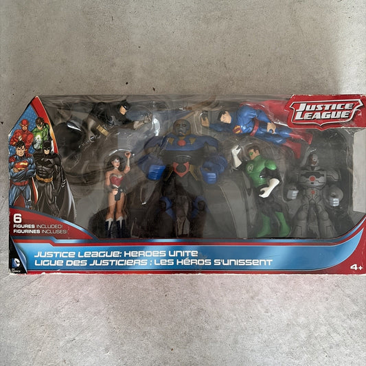 Justice League Heroes Unite Action Figure Set (6 Figures) Mattel NEW