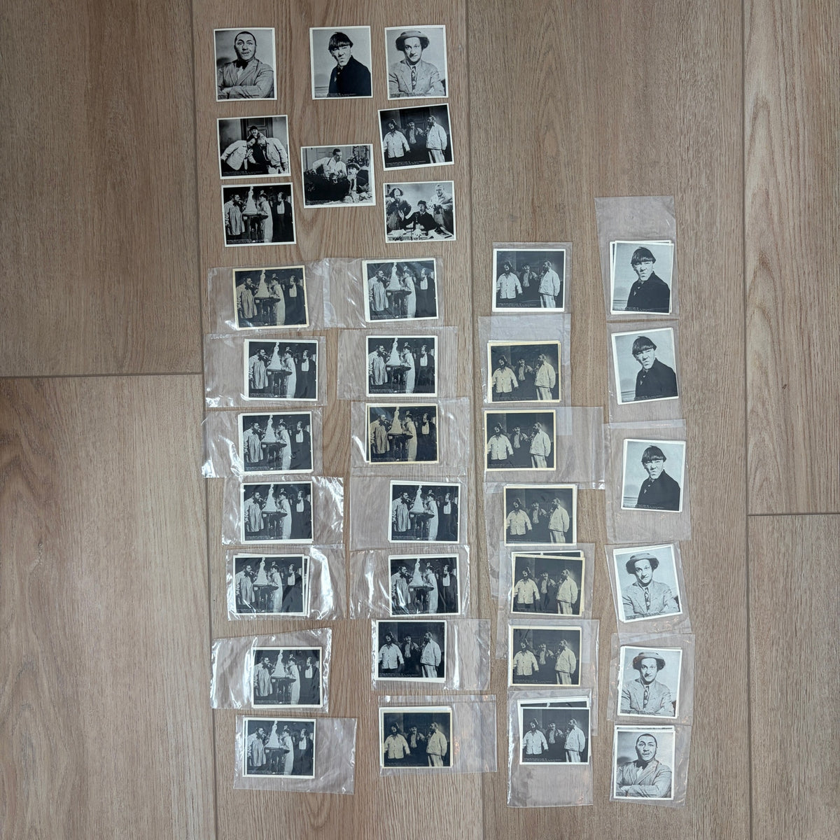 HUGE LOT 224 Vintage Three Stooges Stickers 28 Sets