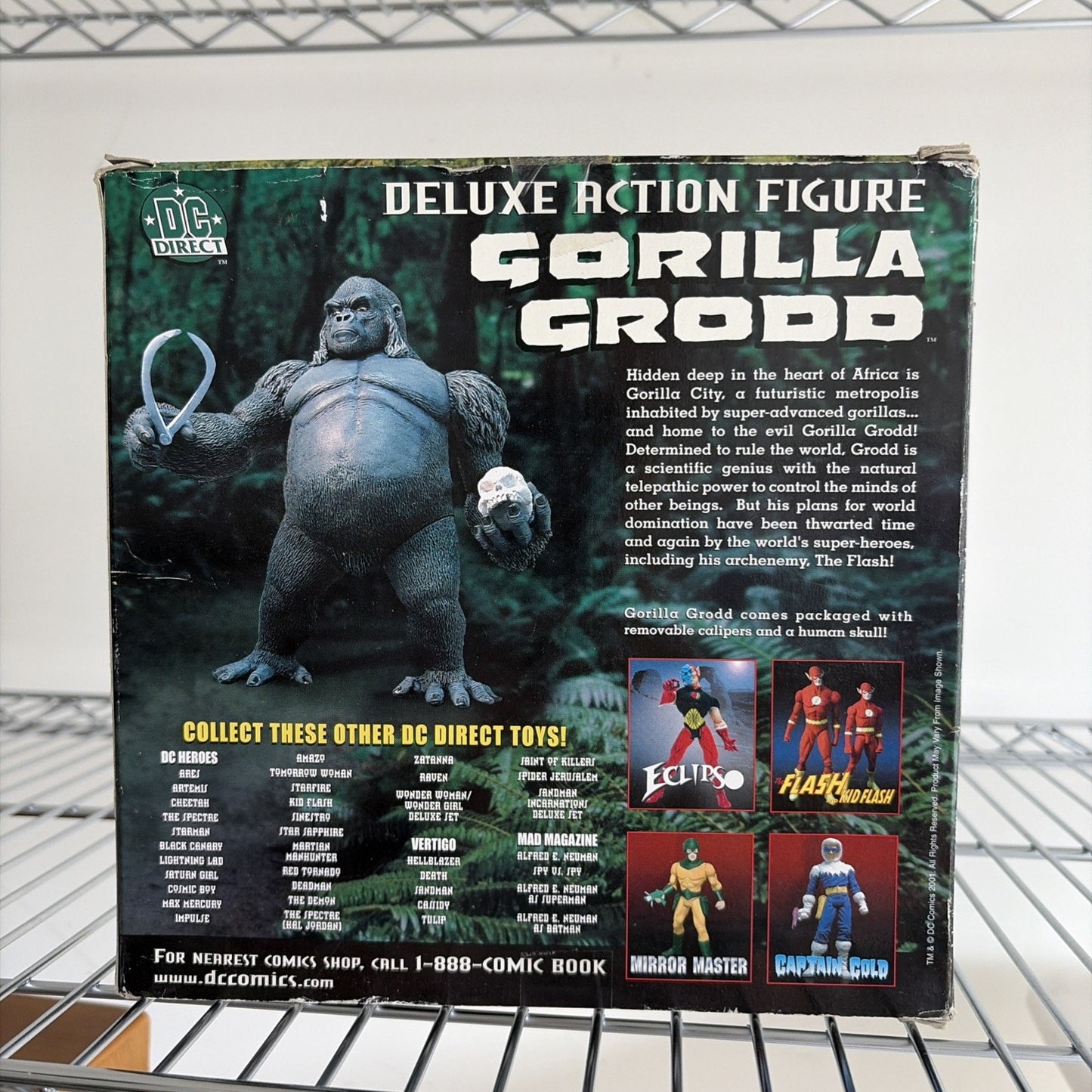 DC Direct Gorilla Grodd Deluxe Action Figure Flash Rogues Gallery NEW