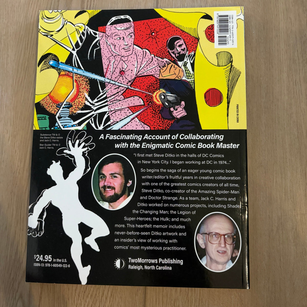 Working With Ditko Jack C. Harris Paperback Softcover Signed