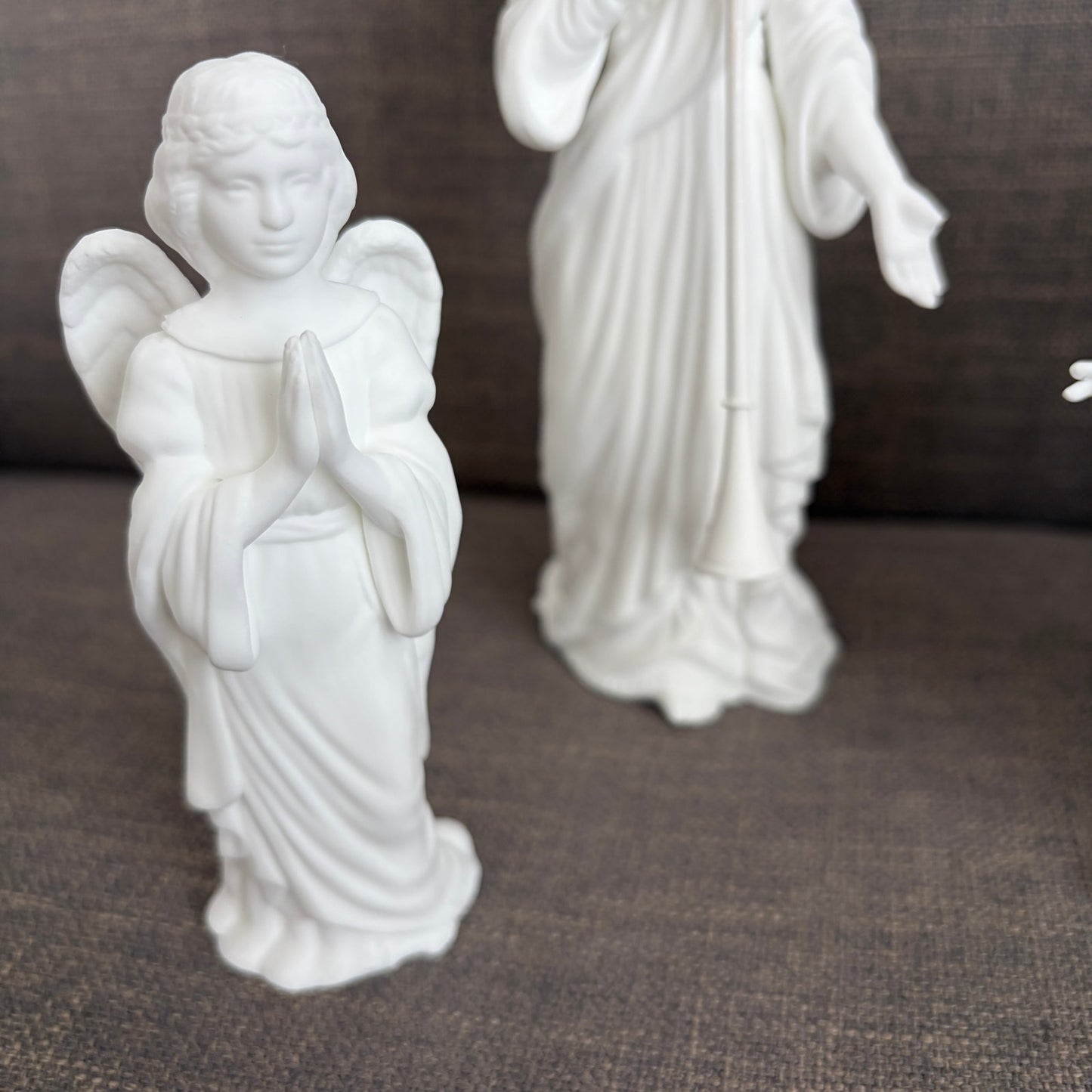 Lenox 1989 The Nativity Angels in Adoration Handcrafted Bone China Set of 3