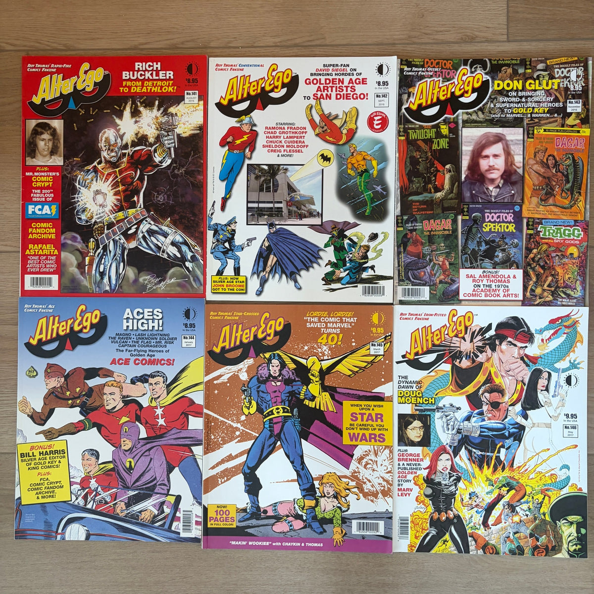 Huge ALTER EGO Magazine Lot 0f 45 Issues, #3-162 Assorted, TwoMorrows - Comics!
