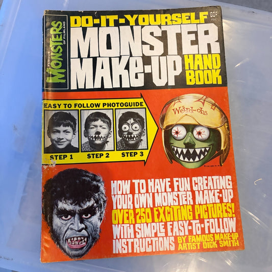 Famous Monsters Filmland Do-It-Yourself Monster Make-Up Handbook Magazine 1965