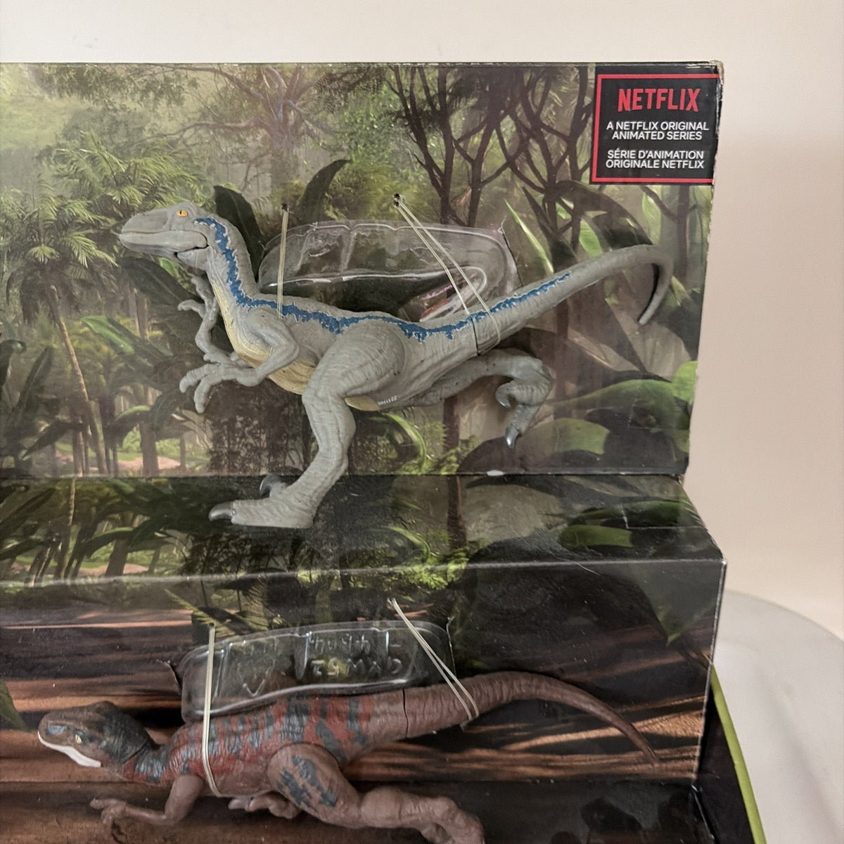 Mattel Jurassic World Camp Cretaceous Raptor Squad Action Figure Set 4 Pieces