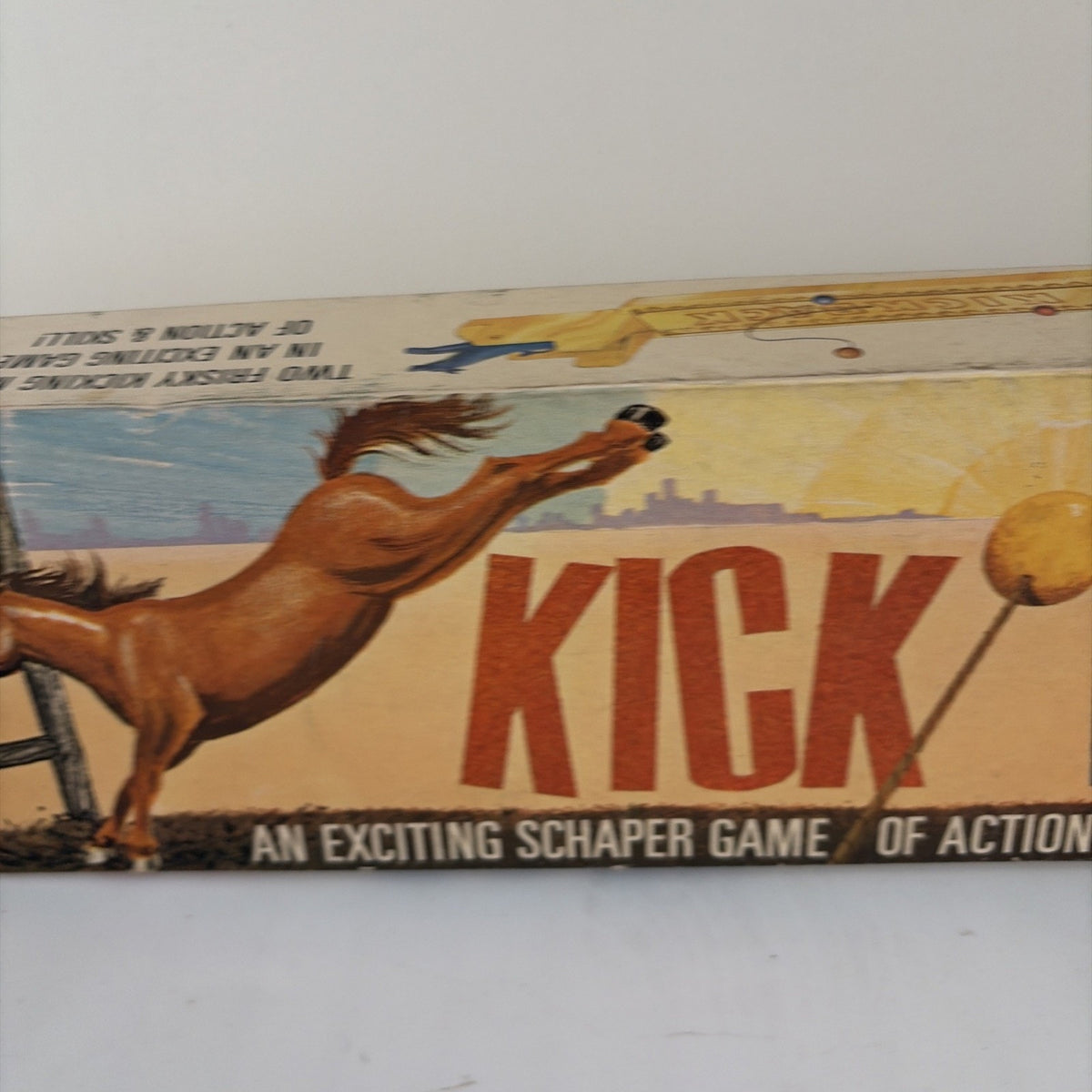 Vintage Schaper Kick Back Game of Action & Skill Sealed In Original Box 1965