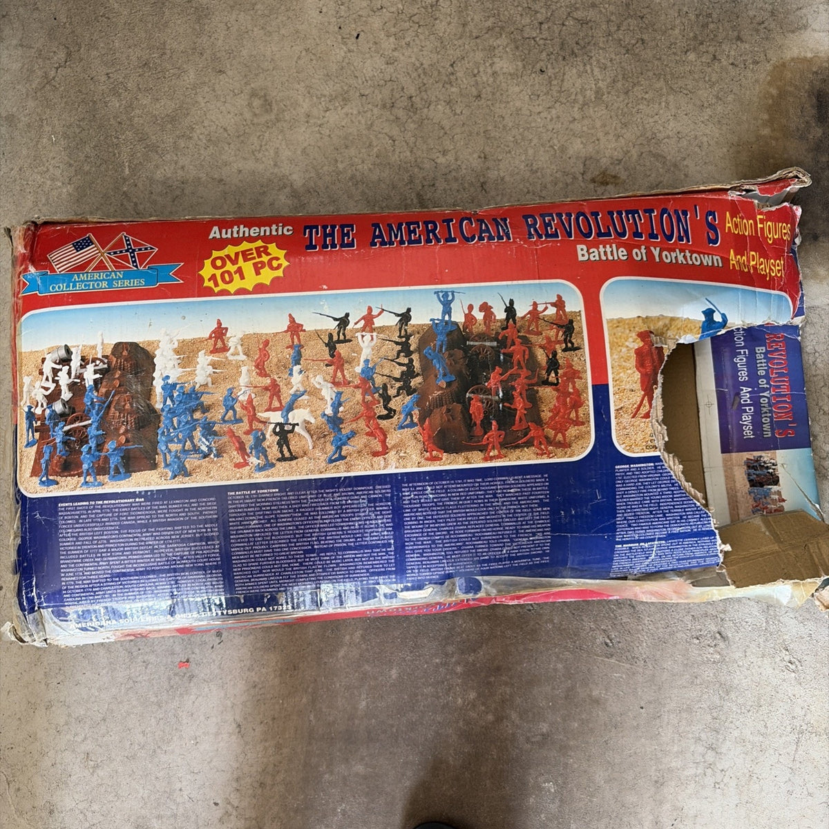 Vintage 1996 BMC Toys The American Revolution Battle Of Yorktown Playset Lot