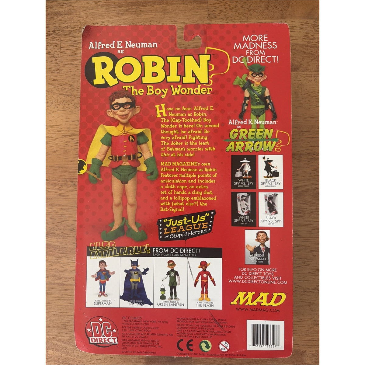 DC Direct Mad Alfred E Neuman As Robin NEW