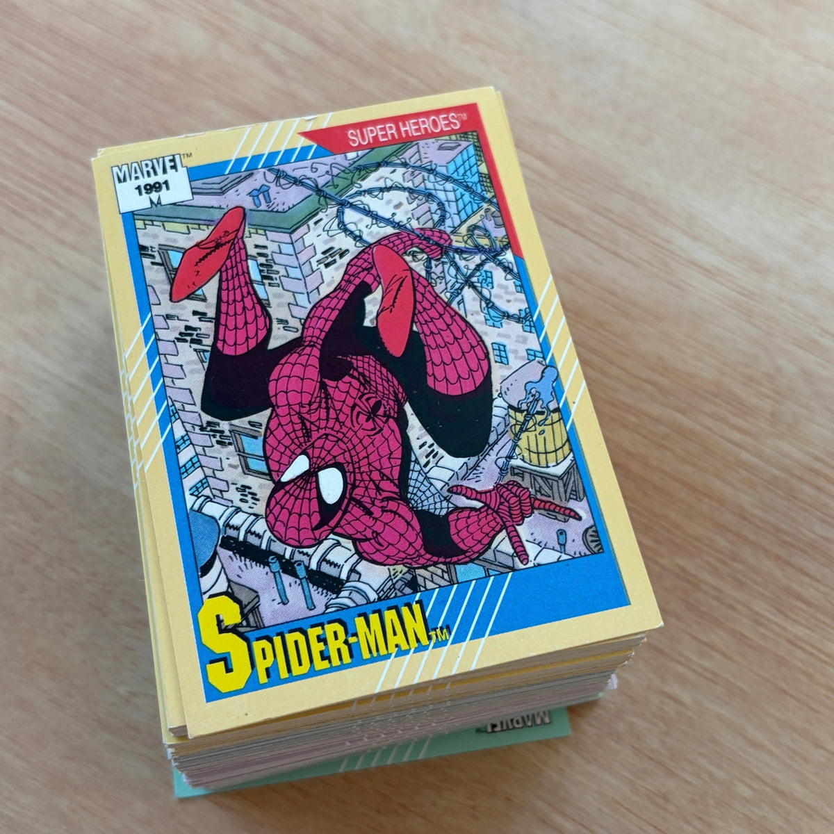 1991 Marvel Series 2 Impel Trading Cards Incomplete Base Set 112 Cards