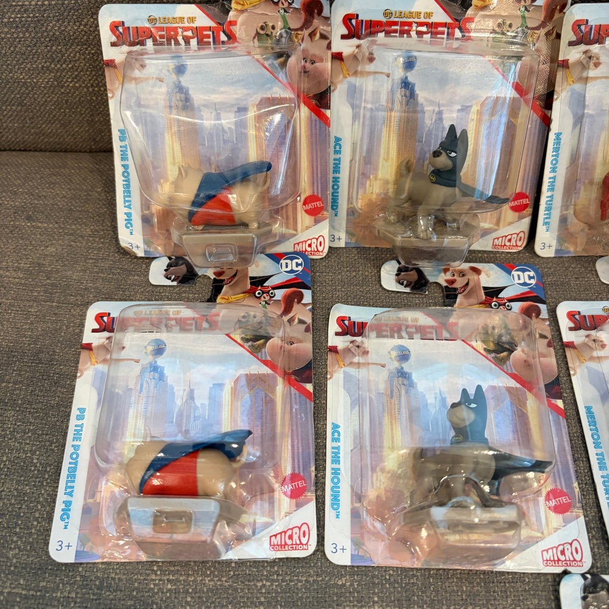 DC League of Super Pets Micro Collection Figures SET OF 9 Toys Mattel