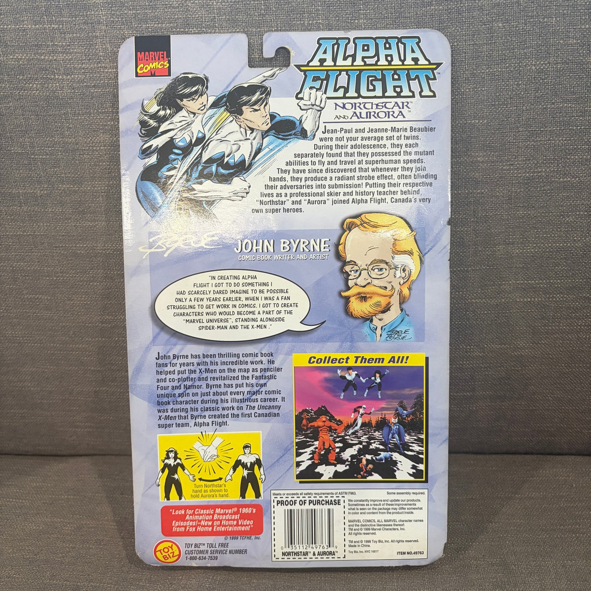 Marvel Comics 1999 Alpha Flight Northstar and Aurora 6" Action Figure NEW