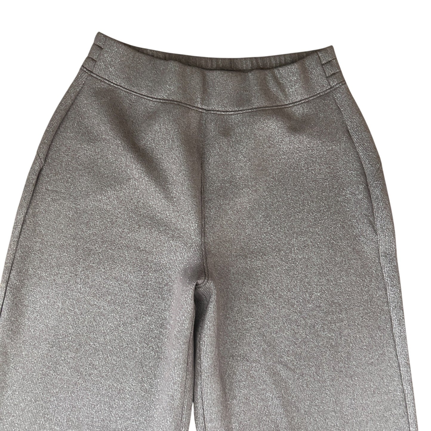 Spanx AirEssentials Shimmer Wide Leg Pants Smoke Womens Size Medium Tall NEW