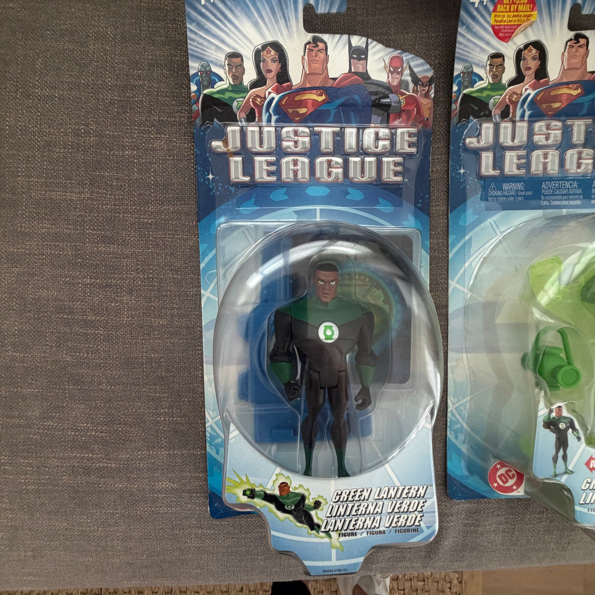 Justice League 2003 Green Lantern Martian Manhunter Hawkgirl Action Figure LOT 5