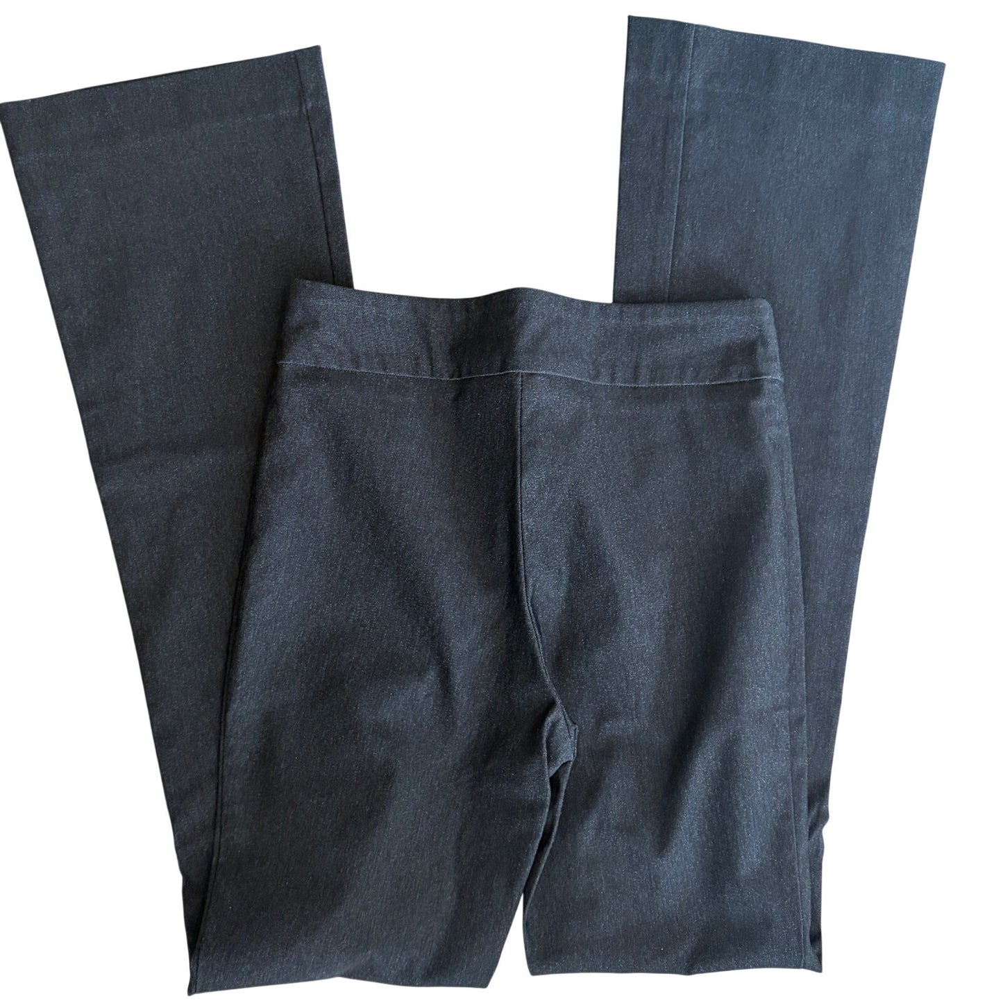 Pure Amici Back Dark Gray Boot Leg Pull On Pant Womens Size XS