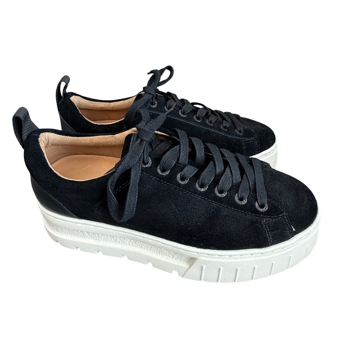 J/Slides Roger Black Suede Platform Sneaker Womens Size 8.5 NEW IN BOX