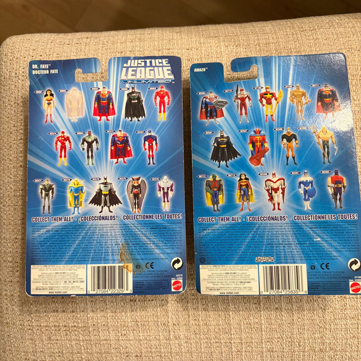 Justice League Unlimited 2 Figures Dr. Fate and Amazo NEW