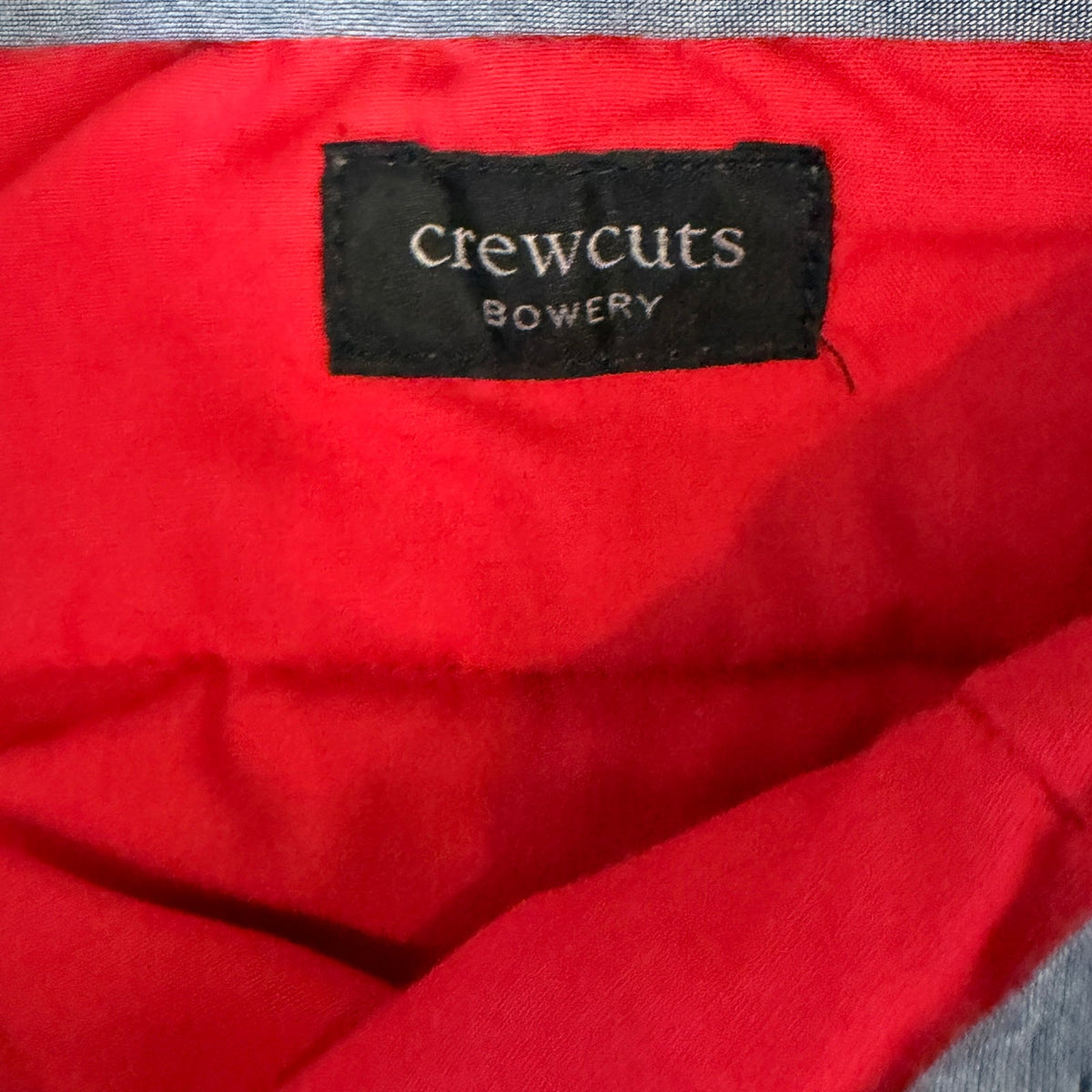 Crewcuts Bowery Red Corduroy Slim Fit Pants Adjustable Waist Boys Size 14