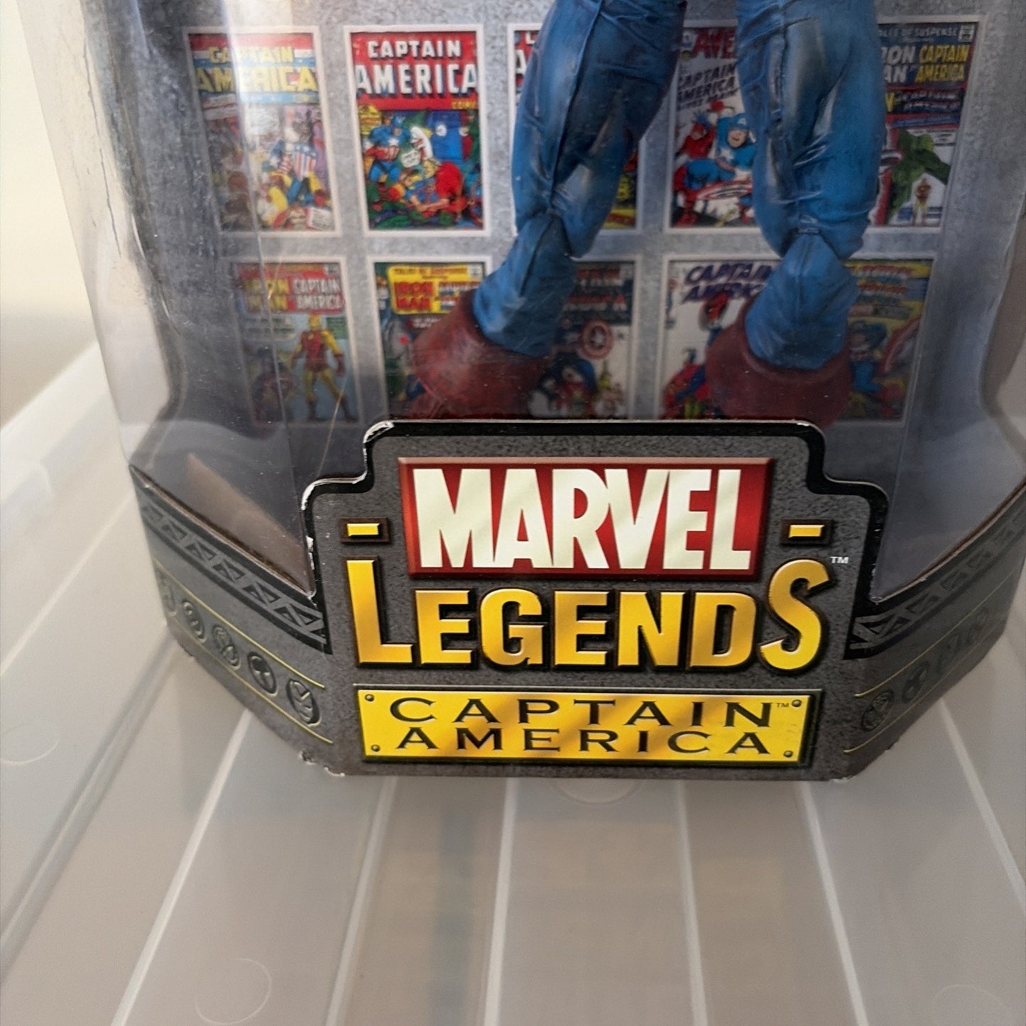 Captain American Unmasked Marvel Legends Icons 12" inch Action Figure ToyBiz