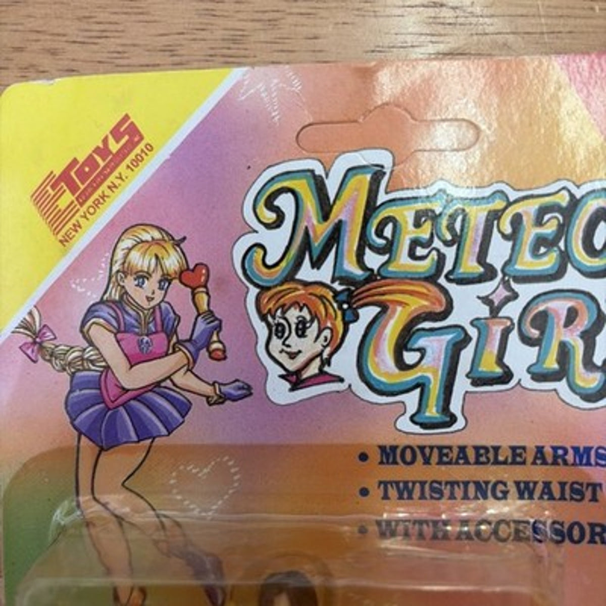 E Toys Meteor Girl Vintage Doll Figures With Accessories On Unpunched Card NEW