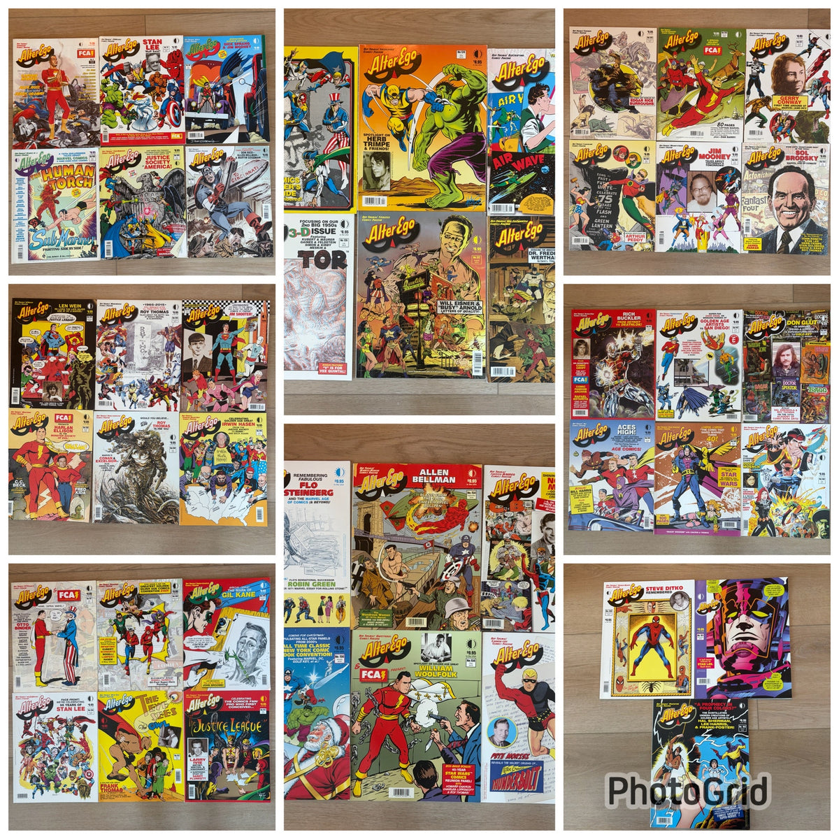 Huge ALTER EGO Magazine Lot 0f 45 Issues, #3-162 Assorted, TwoMorrows - Comics!