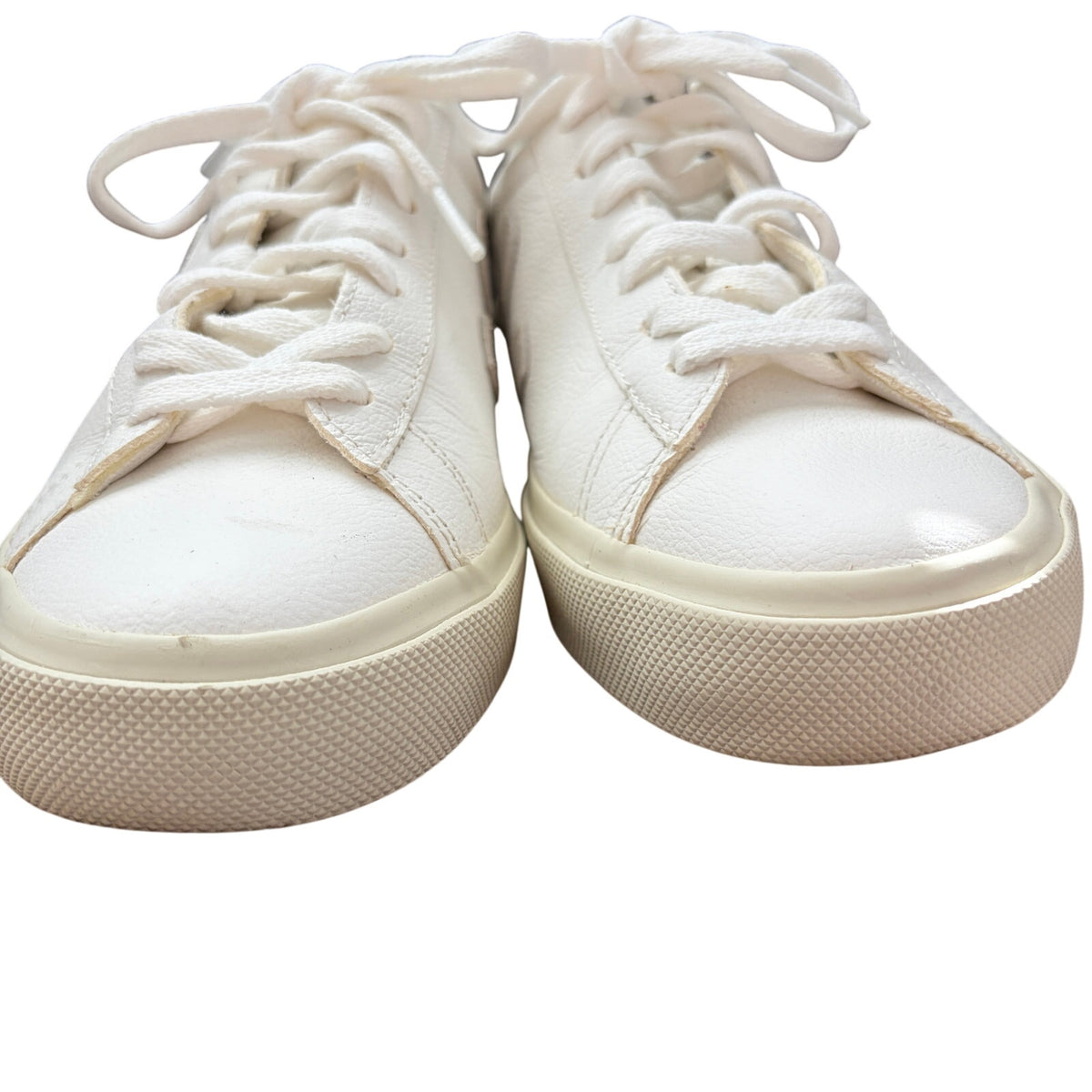 Veja Campo Chromefree Leather Extra White Natural Suede Sneaker Womens Size 8