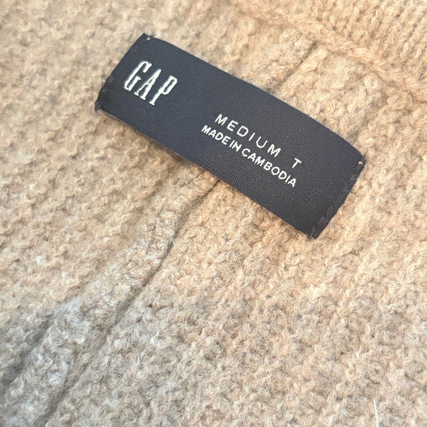 Gap NWT Tan Sweater Wide Leg Pants Womens Size Medium Tall NEW