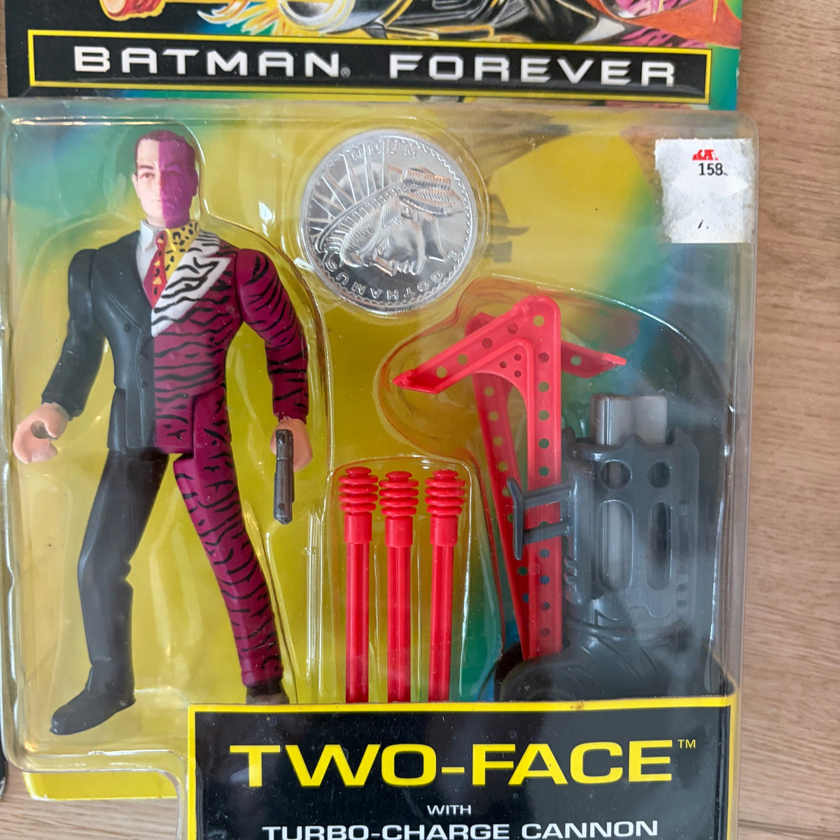 Batman Forever 1995 Kenner Action Figures Street Biker Robin and Two-Face NEW