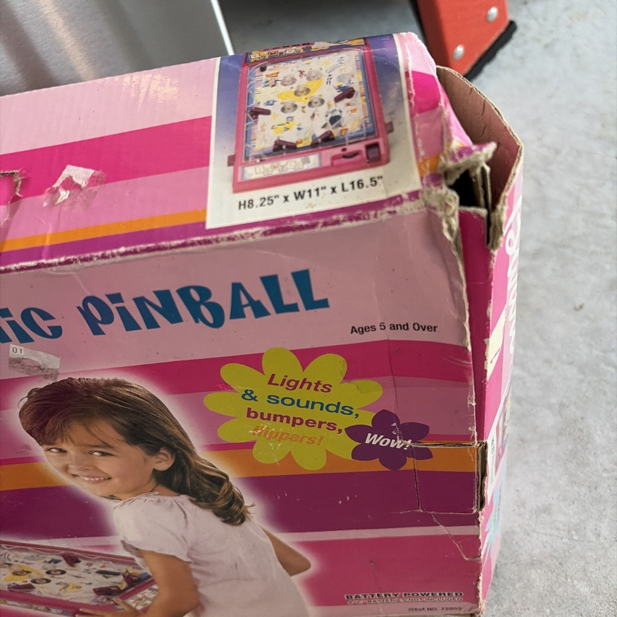 2003 Barbie Table Top Pinball Game Tested Working