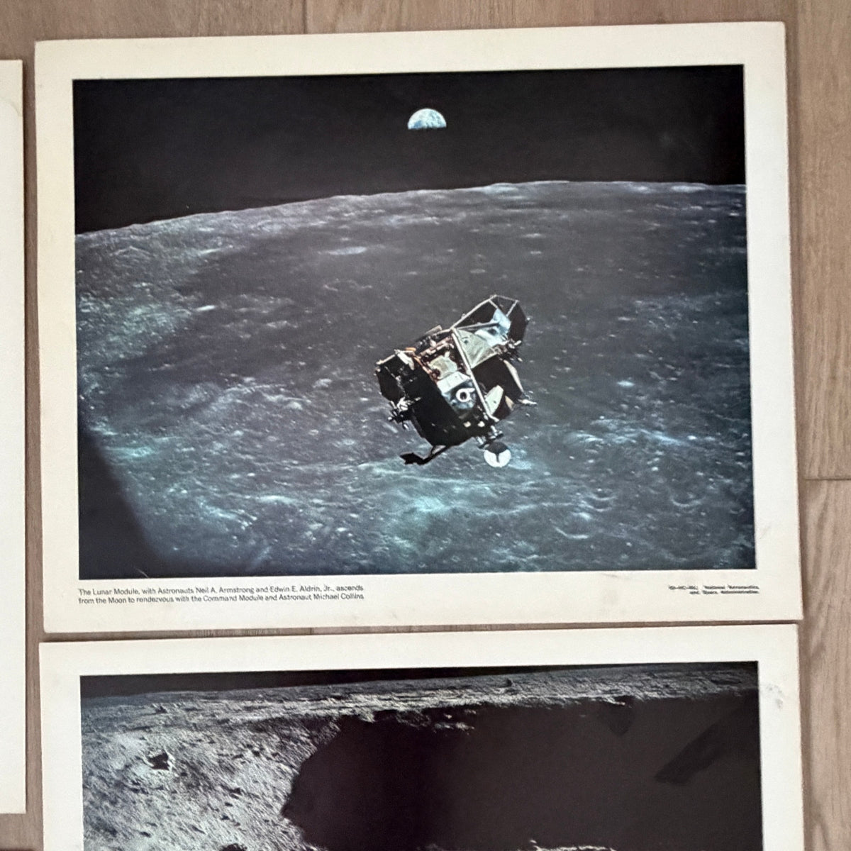 1969 Apollo 11 Buzz Aldridge 11" x 14" Prints LOT of 9 NASA