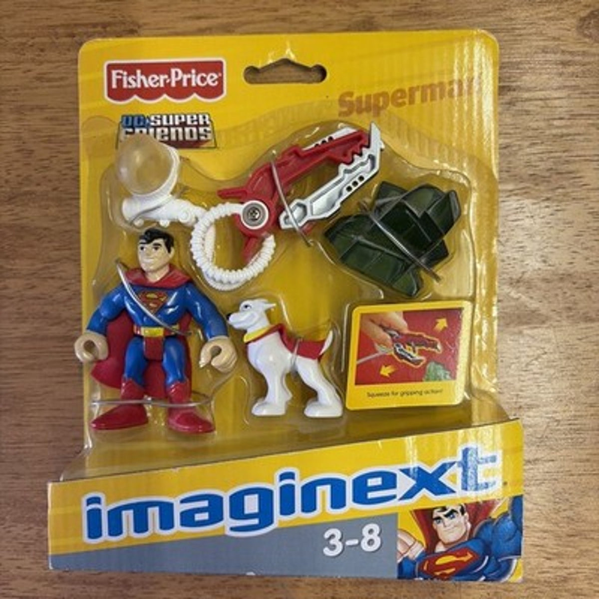 SUPERMAN And Krypto Dog Imaginext DC Super Friends, New