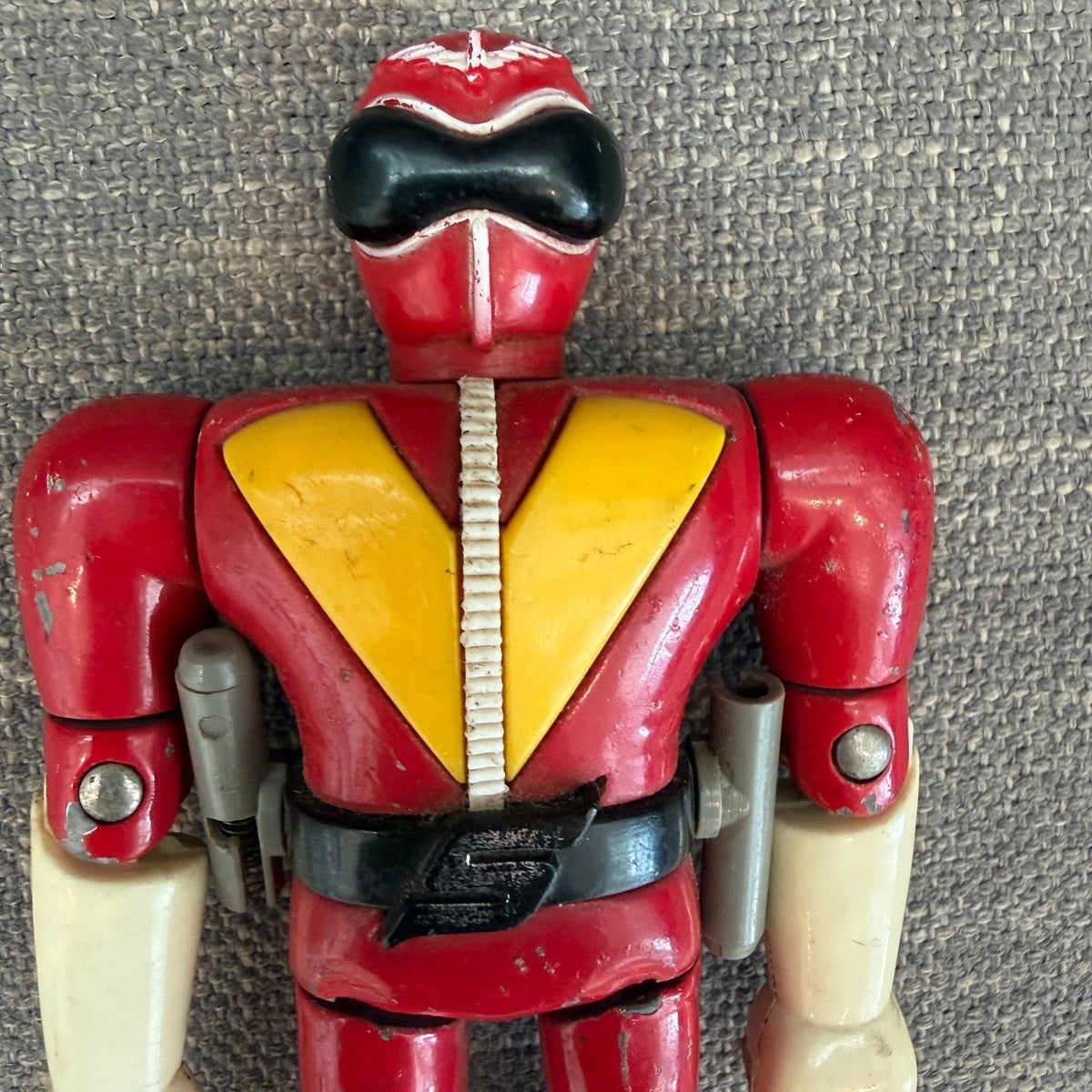 Vintage Popy Chogokin Secret Sentai Goranger Red Ranger Die-Cast 5" Tall