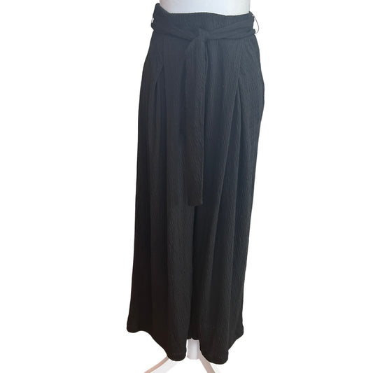 Z Supply NWT Black Isla Pucker Knit Pant Womens Size Small NEW