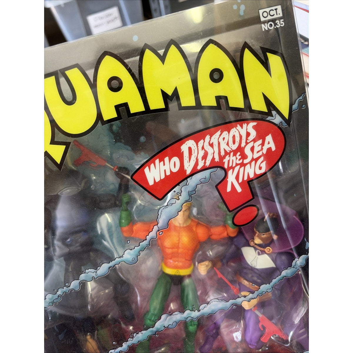 DC COMICS BETWEEN TWO DOOMS , OCEANMASTER, AQUAMAN, BLACK MANTA 3 PACK NEW