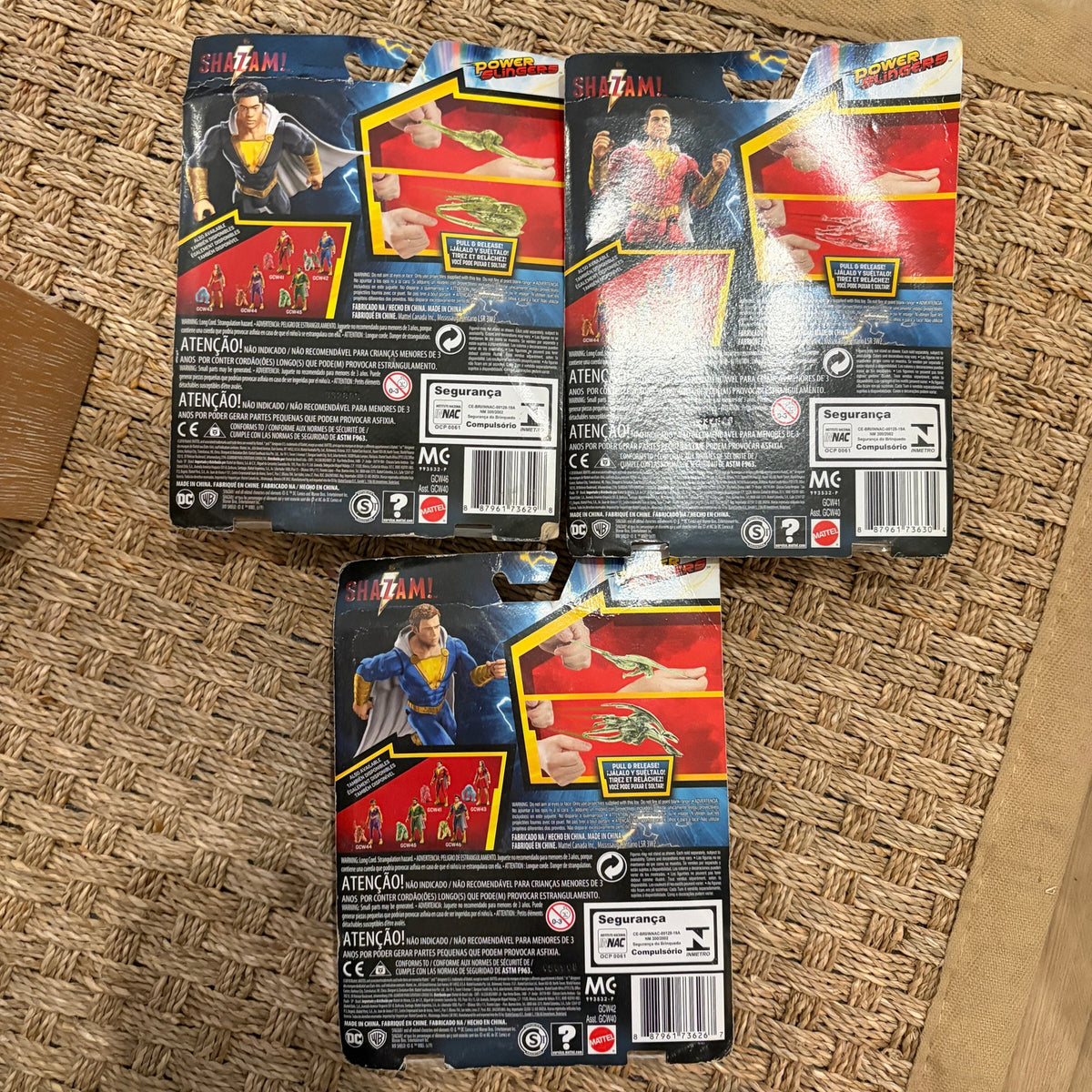 DC Comics Shazam! LOT 3 Figures Shazam, Eugene, Freddy 6" Figures NEW