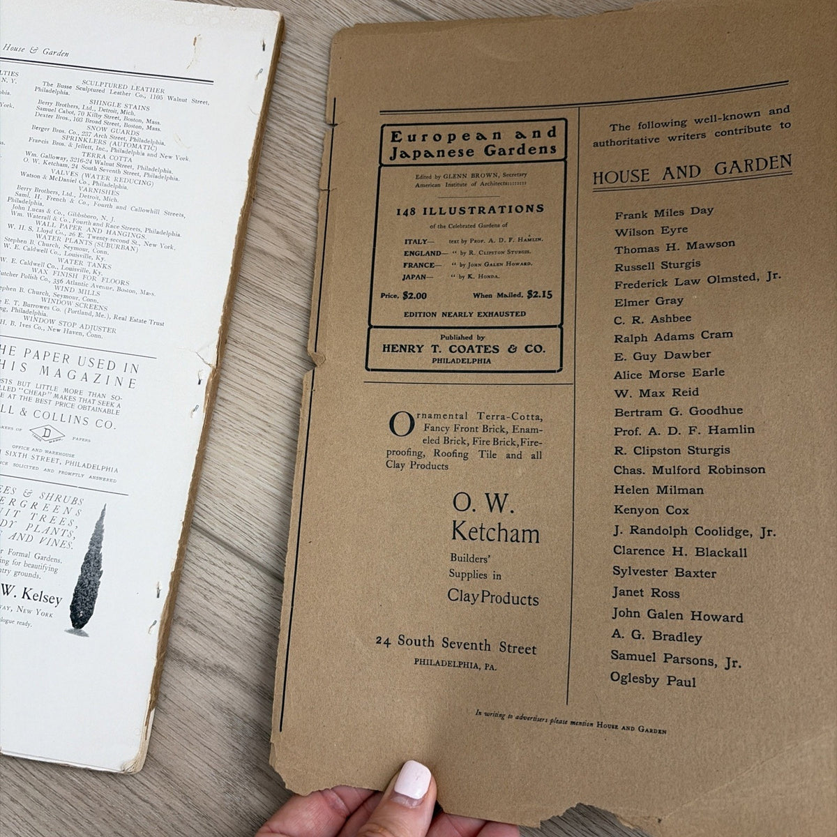 1903 February HOUSE & GARDEN MAGAZINE Architecture, Gardens, Decoration