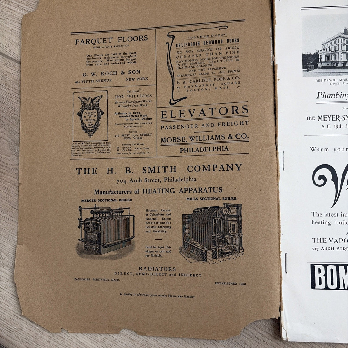 1903 February HOUSE & GARDEN MAGAZINE Architecture, Gardens, Decoration