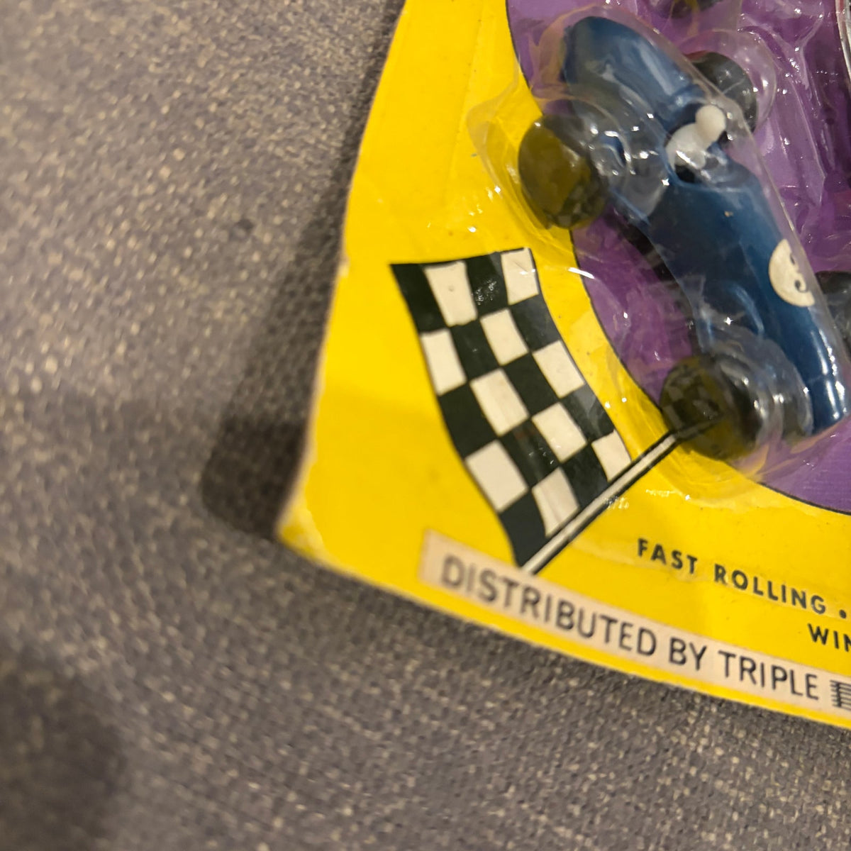 Vintage 1960s Trophy Racers Plastic Toy Car Set LOT OF 2 Sealed