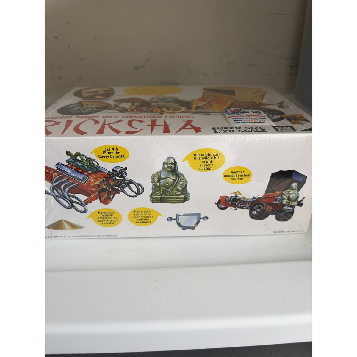 1/20 SCALE MPC GEORGE BARRIS' RICKSHA CHINATOWN EXPRESS MODEL KIT-SEALED