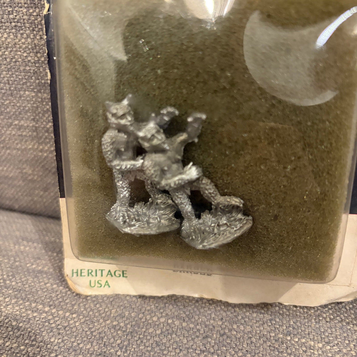 Vintgage Dungeon & Dragons Dungeon Dwellers 1281 Devils Barbed Metal Figures NEW